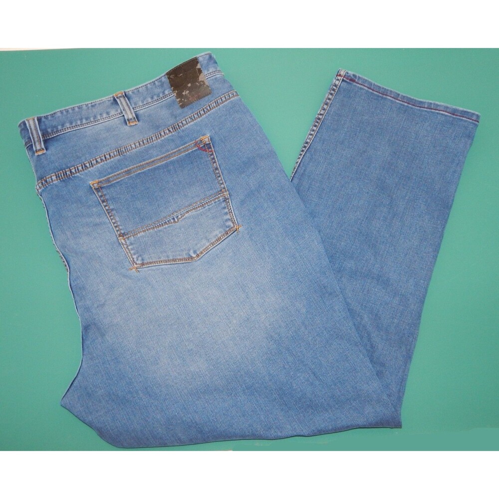 Men's TOMMY BAHAMA Rinse Wash Straight Fit Jeans 50" x 30" Washed & Ready 2 Wear